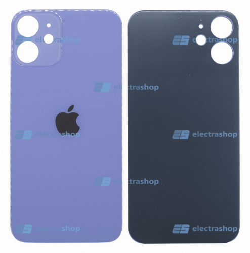 Задняя крышка для IPhone 12 mini фиолетовая (оригинал)