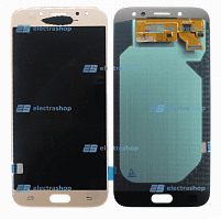 Модуль-дисплей Samsung Galaxy J7 (2017) SM-J730 золотой (AMOLED COPY)
