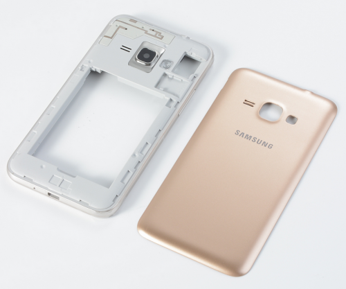 Задняя крышка Samsung Galaxy J1 (2016) SM-J120 золотая