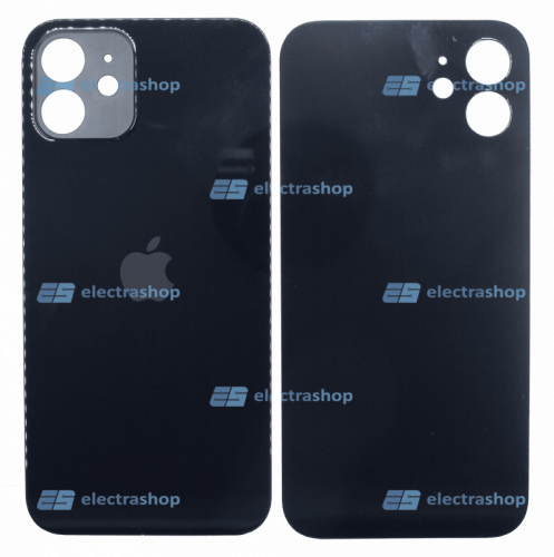 Задняя крышка для IPhone 12 черная (оригинал)