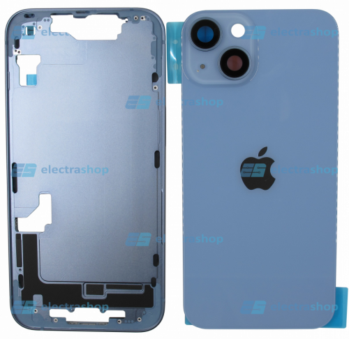 Корпус для IPhone 14 синий (оригинал)