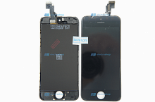 Модуль-дисплей для IPhone 5C черный AAA