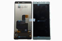 Модуль-дисплей Sony Xperia XZ2 Compact (H8324/H8314) белое серебро