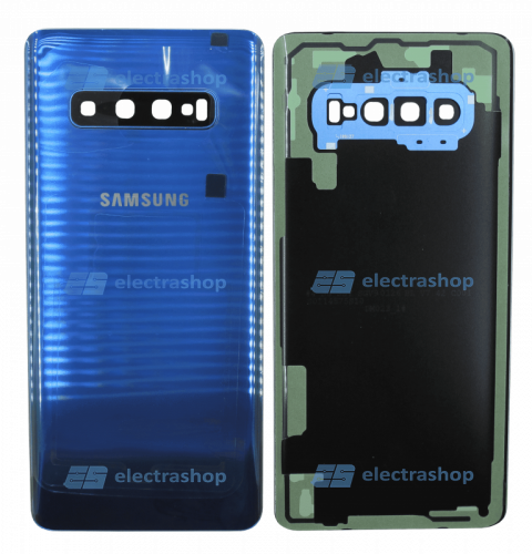 Задняя крышка Samsung Galaxy S10 Plus (SM-G975F/SM-G975DS) синяя
