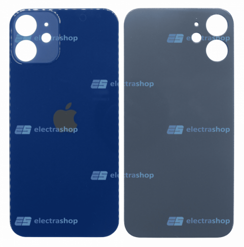 Задняя крышка для IPhone 12 mini синяя (оригинал)