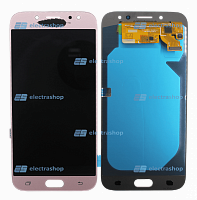 Модуль-дисплей Samsung Galaxy J7 (2017) SM-J730 розовый (AMOLED COPY)