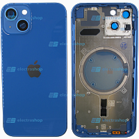 Корпус для IPhone 13 синий (оригинал)