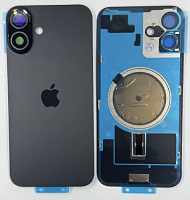 Задняя крышка для IPhone 16 Plus черная (Оригинал)