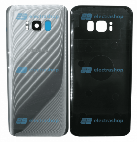 Задняя крышка Samsung Galaxy S8 Plus (SM-G955F/SM-G955H/SM-G955DS) серебро