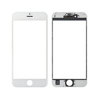 Стекло для дисплея IPhone 6S plus 5.5 белое (рамка+ОСА клей)