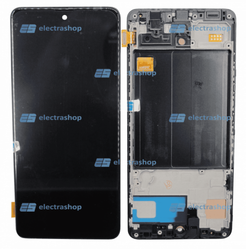 Модуль-дисплей Samsung Galaxy A51 (SM-A515F/FN/DS) черный (AMOLED COPY)