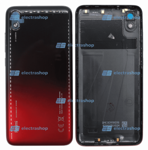 Задняя крышка для Xiaomi REDMI 7a красно-черная