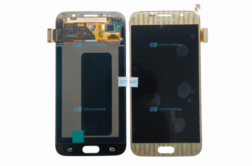 Модуль-дисплей Samsung Galaxy S6 (SM-G920F/SM-G920H/SM-G920DS) золотой (ОРИГИНАЛ)
