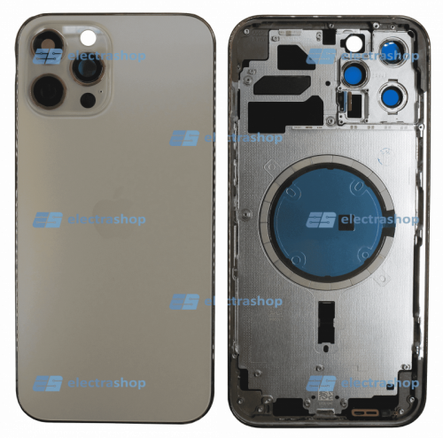 Корпус для IPhone 12 Pro Max золотой (оригинал)
