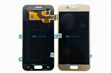 Модуль-дисплей Samsung Galaxy A3 (2017) SM-A320F золотой (Оригинал)