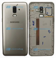 Задняя крышка Samsung Galaxy J8 (2018) SM-J810 серая