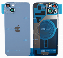 Задняя крышка для IPhone 14 Plus синяя (оригинал)