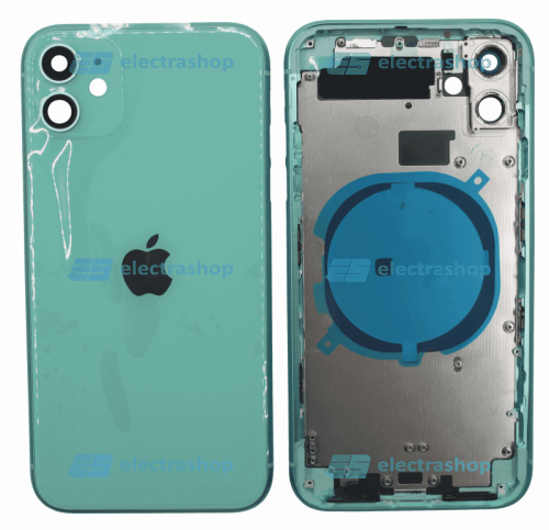 Корпус для IPhone 11 зеленый (оригинал)