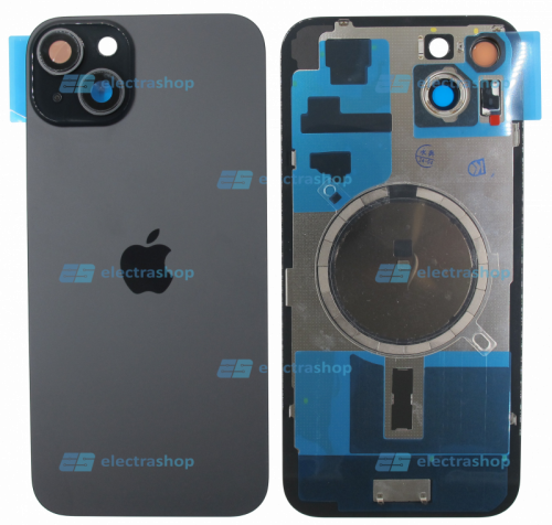 Задняя крышка для IPhone 15 Plus черная (Оригинал)