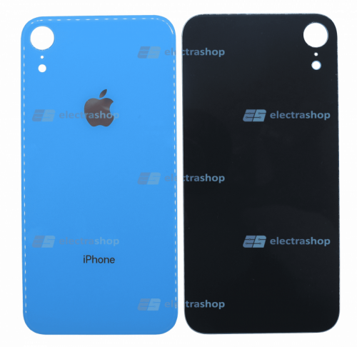 Задняя крышка для IPhone Xr синяя (Оригинал)