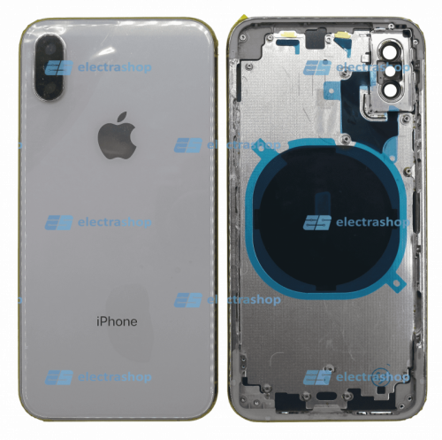 Корпус для IPhone Xs серебристый (оригинал)