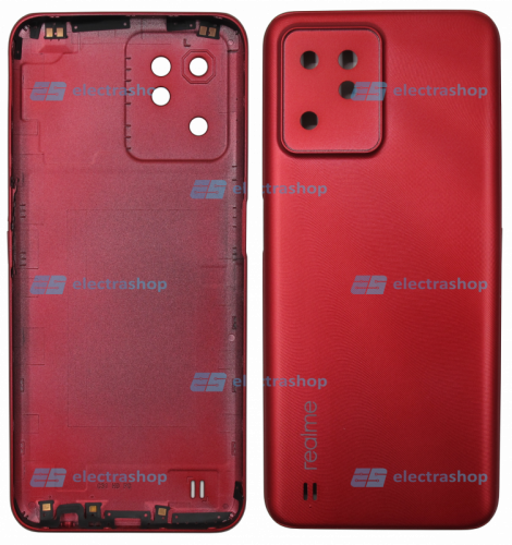 Задняя крышка для Realme C31 красная