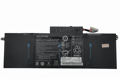 Аккумуляторная батарея для ноутбука Acer AP13D3K (6060MaH)