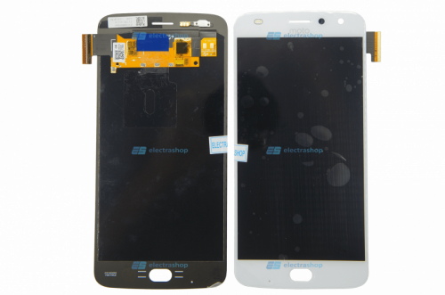 Модуль-дисплей для Motorola Moto Z Play белый (оригинал)