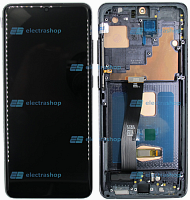 Модуль-дисплей Samsung Galaxy S20 Ultra (SM-G988B/SM-G988DS) черный (OLED Full size)
