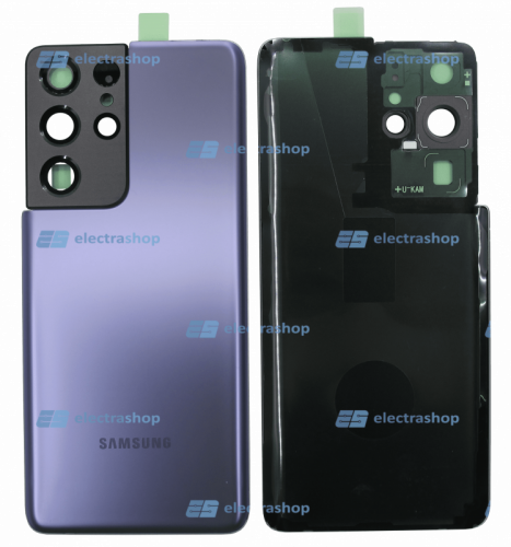 Задняя крышка Samsung Galaxy S21 Ultra (SM-G998B) сиреневая