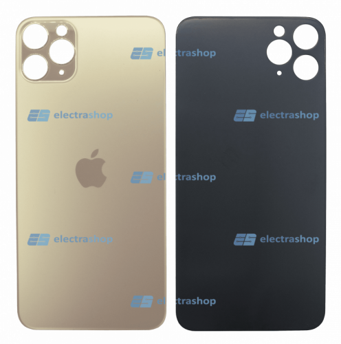 Задняя крышка для IPhone 11 Pro Max золотая (Оригинал)