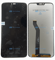 Модуль-дисплей для Motorola Moto G7 Power черный (оригинал)