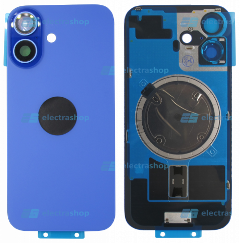 Задняя крышка для IPhone 16 ультрамариновая (Оригинал)