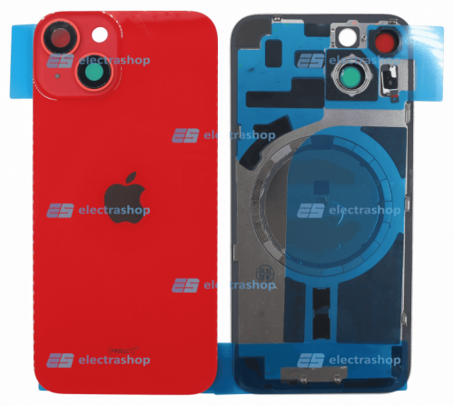 Задняя крышка для IPhone 14 красная (оригинал)