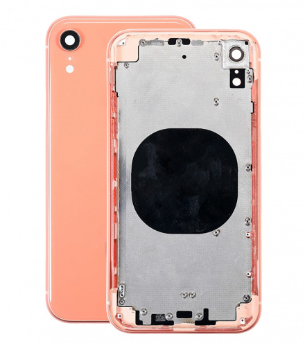 Корпус для IPhone Xr коралловый (оригинал)