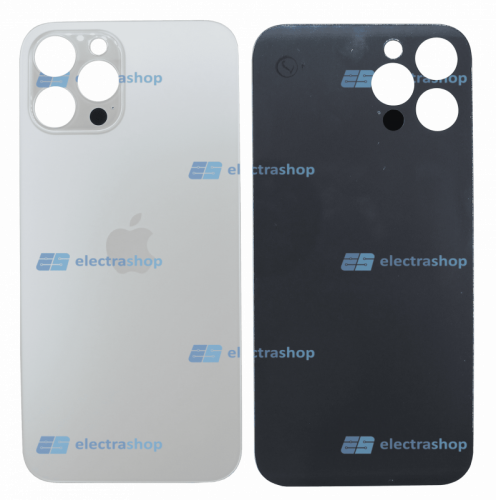 Задняя крышка для IPhone 12 Pro Max серебристая (оригинал)