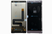Модуль-дисплей Sony Xperia XZ2/XZ2 Dual (H8266/H8296/H8216) пепельно-розовый (ОРИГИНАЛ)