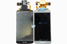 Модуль-дисплей для Motorola Moto X Play белый (оригинал)