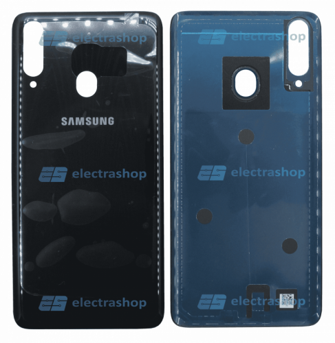 Задняя крышка Samsung Galaxy A20s (2019) SM-A207F/SM-A207FN/DS черная