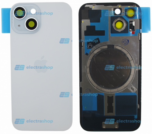 Задняя крышка для IPhone 15 синяя (Оригинал)