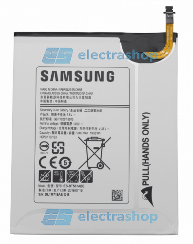 Аккумулятор/батарея для Samsung Galaxy Tab E 9.6 SM-T560/SM-T565 (EB-BT561ABE)