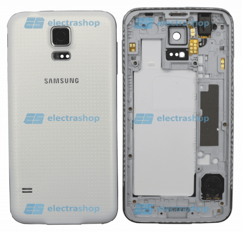 Корпус для Samsung Galaxy S5 (G900F) белый (Оригинал)