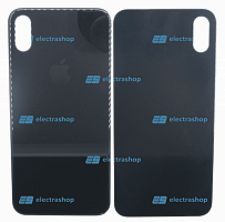 Задняя крышка для IPhone X черная (Оригинал)
