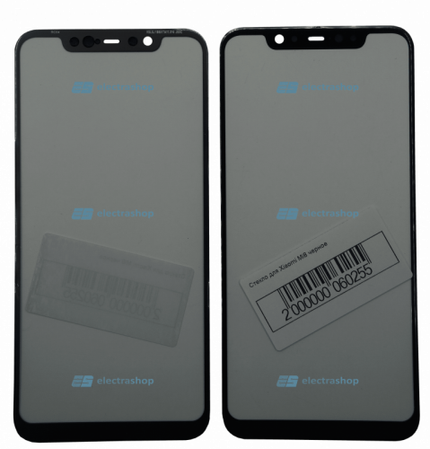 Стекло для дисплея Xiaomi Mi8 черное